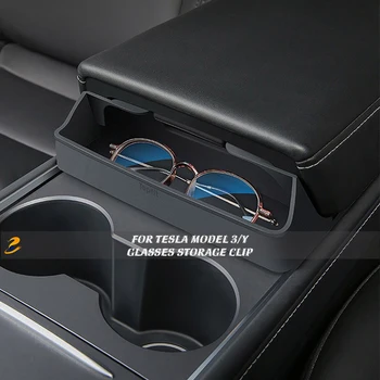 За Tesla ModelY/3 Кутия за автомобилни точки и Скоба за Съхранение на Слънчеви очила За Ремонт на интериора на колата Tesla Model 3 Y 2023 Аксесоари