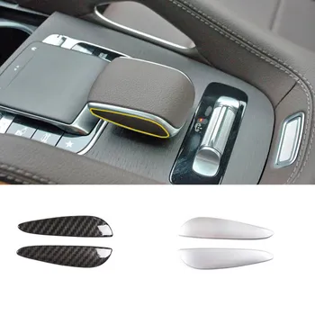 ABS Дръжка на скоростния Централната Конзола на колата, странични Декоративни накладки за Mercedes Benz GLE GLS W167 X167 350 450 2019-2020