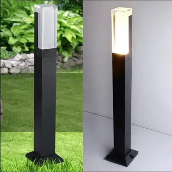 Нов стил 10 W Водоустойчива led лампа за градинско поляна Модерен алуминиев лампа на колумб Външния двор на Вила Озеленяване светлина за косене на трева