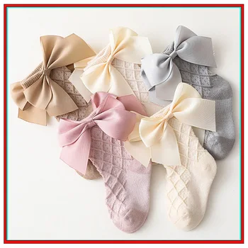 Пролет-есен дрехи за малките момичета и момчета с дълги чорапи от 0 до 7 години, однотонная, с хубав нос, в испански стил, подови чорапи