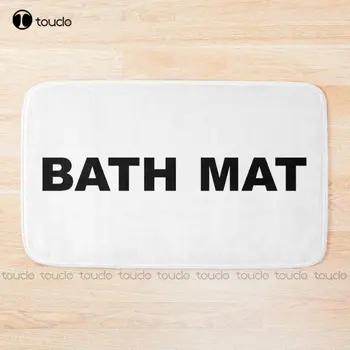 Буквални обекти -Подложка за вана, подложка за баня, килимчета за баня, бяла подложка за баня