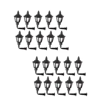 10-кратна модел железопътни лампи за куклена къща, имитирующая микроландшафт, декоративна лампа