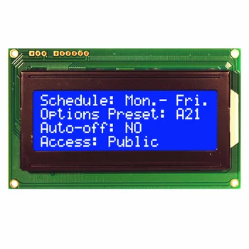 20x4 20*4 синьо, или жълто LCD модул IIC I2C SPI Сериен RS-232 Интерфейс RS232 TTL NHD-0420D3Z-NSW-BBW-V3 PIC16F690