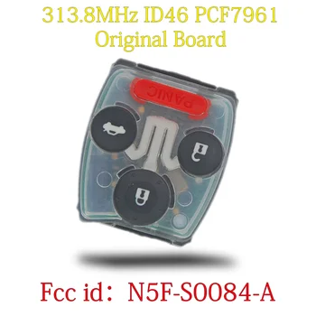 BaoJiangDd Подходящ за Honda 2006 + CIVIC STREM дистанционно управление на FCC ID: N5F S0084-A 313,8 Mhz ID46 PCF7961