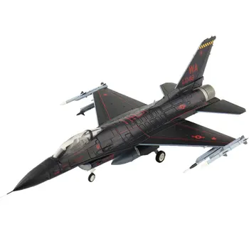 Molded под налягане, метални модел изтребител F-16C в мащаб 1/72 от ВМС на САЩ, модел самолет от сплав F16, играчка за събиране, сувенир или подарък
