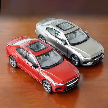 Лят под налягане, мащаб 1: 18 2020 Новото поколение на S60 Семеен автомобил от сплав, автосимуляция, детски играчки, колекция за възрастни, метална модел автомобил