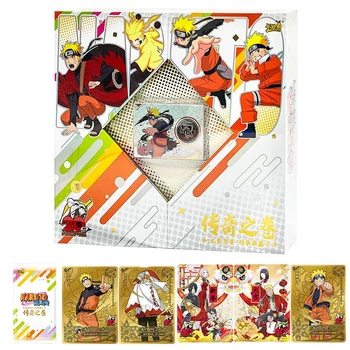 Картички Наруто 2023 New Year Box Legend Volume Аниме Фигурка От Серия Редки Колекция От Пощенски Картички, Метална Пощенска Картичка За Детски Подаръци