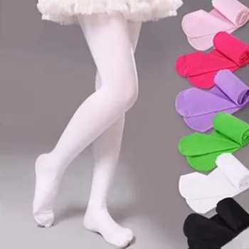 Балетные танцови чорапогащи за момичета, детски кадифе бели чорапогащи, чорапогащник за момичета, професионални балетные чорапи, детски чорапогащи