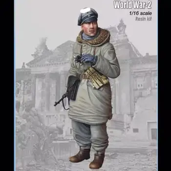 колекция от модели на войник от смола 1/16, офицер от Втората световна война, статуетка, GK, война