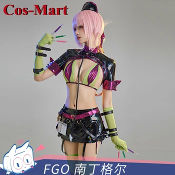 Cos-Mart Game Fate/Grand Order Флорънс Найтингейл Cosplay Костюм За Хелоуин Униформи на медицински Сестри Активност Парти Облекло За Ролеви игри