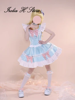 Irelia H Store Aikatsu! Cosplay Хошимия Ичиго Cosplay костюм Хошимия Ичиго Ангел Ледена синята панделка Хубава рокля женски