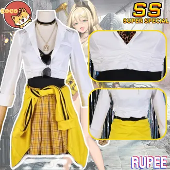 CoCos-SS Игри костюм Nikke Rupee за cosplay, Nikke The Goddess of Victory, спортни костюми Cos Rupee, секси леопардовый жилетка, бельо