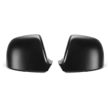 Матово черни капачки за огледала за обратно виждане, сменяеми капаци за странични огледала за обратно виждане за-VW Превозвачът T5 T5.1 T6 2010-2019