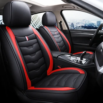 1 Бр. Калъфи за автомобилни седалки от Изкуствена Кожа Audi A1 A3 A4 A5 A6 A7 A8 Q2 Q3 Q5 Q7 Q8 S3 S4 S5 S6 S8 RS4 RS6 Автоаксесоари