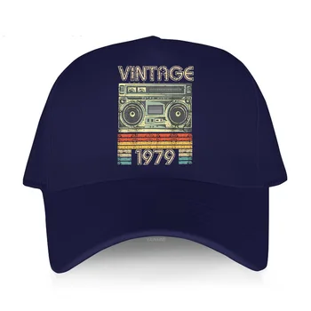 Гореща разпродажба, нова удобна шапка за почивка от слънчева светлина, 1979 година на раждане, модни памучен шапка с принтом, брандираната оригинална мъжка бейзболна шапка