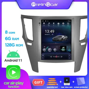 За Subaru Outback, Legacy 2009-2014 за Tesla стил вертикален екран на Android 10 радиото в автомобила мултимедиен плейър GPS Навигация