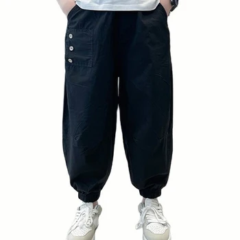 Панталони за момче, обикновена панталони за момчета, всекидневни, детски панталони, пролетно-есенен детски дрехи 6 8 10 12 14