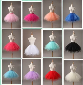 Долната пола за cosplay в стил Лолита за момичета, бална рокля, Долна пола, балетна пола-пакетче, с обръч в стил Рок