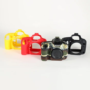 Мек силиконов гумен калъф за камера, защитен кожен калъф, брони, защитни чанта за Nikon D600 D610
