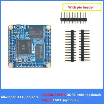 За NanoPi НЕО Основната Allwinner H3 Четириядрен процесор, 256 MB оперативна памет DDR3 + 4G EMCC Mini Core Board Ин UbuntuCore Development Board
