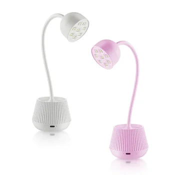 Настолна Сушилня за Нокти Lotus LED UV-Лампа За Бързо Изсушаване на Лака За Нокти, Сушилня за UV-Led Машина За Маникюр Лампа За Втвърдяване на Ноктите