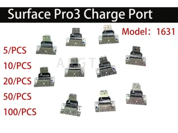 5 бр./10 бр/20 бр/50 бр./100 бр./Лот Оригинален порт за зареждане на Surface Pro3 1631 Жак за таксуване Работи добре X893742-006