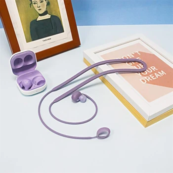 Силиконови слушалки с ниско тегло, защита от загуба на въжета, висящи на шийката на каишка за Sangsung Glaxy Рецептори 2