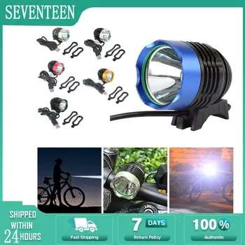 Велосипеден фенер 6400 mah, led велосипеден фенер, USB-акумулаторна велосипеден фенер, Водоустойчив Мотор светлината на прожекторите, фенерче, Аксесоари за Велосипеди