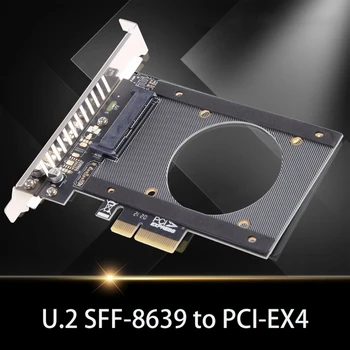 НОВ PH46 СФФ-8639 за PCIE X4 Карта за Разширяване на PCIe X4 за U. 2 Странично Card СФФ 8639 SSD Конвертор PCI-E GEN3 Директен Доставка