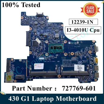 LSC Възстановена дънна Платка за лаптоп HP Probook 430 G1 727769-001 727769-601 с процесор I3-4010U 48.4YV10.01N 12239-1N