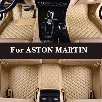 Напълно Съраунд Обичай Кожена Авто Подложка За ASTON MARTIN Rapide V8 Vantage Vanquish Vantage Автомобилни Аксесоари За Интериора на Колата
