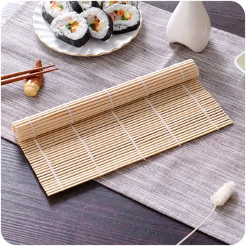 Направи си сам, бамбук подложка за приготвяне на суши, Инструменти за приготвяне на суши, Ролки за Ориз, кухненски приспособление, японската форма за приготвяне на оризови крем