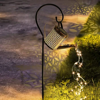 Слънчев външен led лампа, Ютия Художествен чайник Осветление на вътрешния двор и Тераса на Вила Градина Тревата Осветление атмосфера Осветлението за декорация на ландшафта
