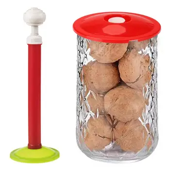 1 Комплект мерки и теглилки за консерви, съемныйгерметик за консерви, които не съдържат BPA, с помпа, запечатани в стъклена банка, вакуум мерки и теглилки за трапезария кухня