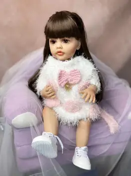 Търговия на едро с 22-инчовата кукли с малка опашка, кукли-реборна, момичета-бебе за детски играчки, подаръци за рожден Ден и детски ден