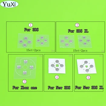 YuXi контролера на XBOX ONE D-Pads Метална Защелкивающаяся куполна печатна платка Водещ филм За новата печатна платка 3DS XL D-Pad-Метална Защелкивающаяся куполна печатна платка
