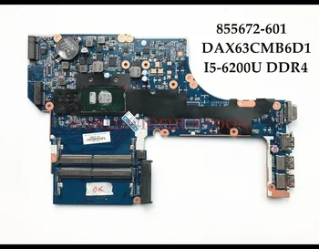 StoneTaskin Възстановена 855672-601 за HP Probook 450 G3 дънна Платка на лаптоп DAX63CMB6D1 SR2EY I5-6200U I7-6500U DDR4 Тестван