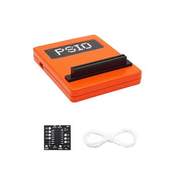Комплект емулатор на оптичното устройство PSIO (клониран версия) за игрални конзоли PS1 Fat в ретро стил, игрови аксесоари оранжев цвят
