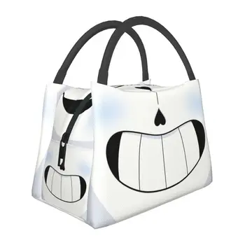 Забавна чанта за обяд Undertale Sans с термоизолировкой, женствена чанта за игри, сменяеми контейнер за обяд за работа и пътуване, кутия за храна
