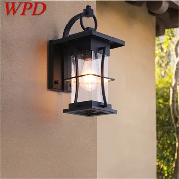 WPD Нов външен стенен Класическа лампа led лампа-сутиени Водоустойчива IP65 декоративен за домашно верандата на Вила