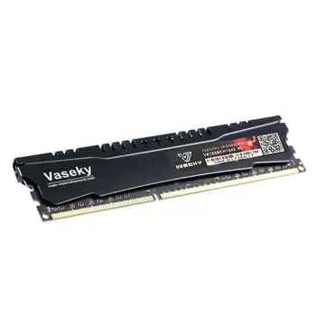 Vaseky Черно 8G PC Memory Модул Оперативна Памет Настолен компютър PC3 DDR3 1600 Mhz