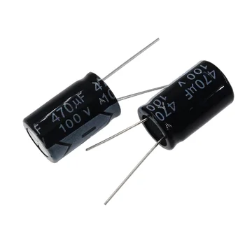 5 бр. електролитни кондензатори 100v470uf 16x25 мм 100v470mfd