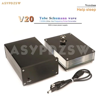 Версия Help sleep V20 Клиенти генератор на импулси вълни на Шуман 7,83 Hz изключително ниска честота с линейно източник на захранване