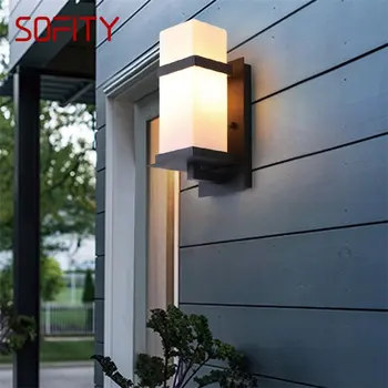· SOFITY Външни стенни аплици, класически лампа, водоустойчива IP65 led за дома, веранда, вила