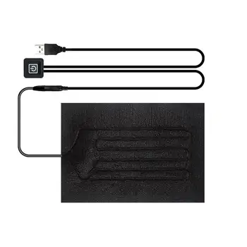 USB-нагревател за автомобилни седалки с регулируема температура 3 кутия, Електрически лист, топло за жилетка C8N7