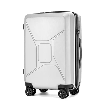 Смарт-кутия, USB зареждане, 20/24/28-Инчов чанта за количка, монофонични модерен материал, от PC, Универсален багажа на колела